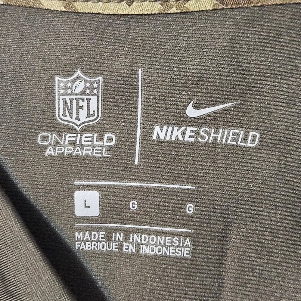 NFL Nike Shield Washington Redskins Salute To Service Half Zip Jacket Size Large
